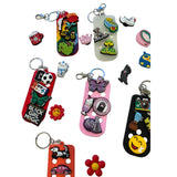 Colorful Keychains with Charms - Make It Your Own