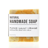 Orange Pumice Exfoliant - Handmade Bar Soap - Citrus Scent