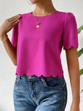 Burnt Shell Edge Blouse