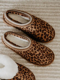 Leopard Print Embroidered Cute Slippers