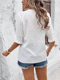 V-Neck Casual Pullover Loose Top