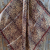 35X35" Leopard Wild Rag / Scarf