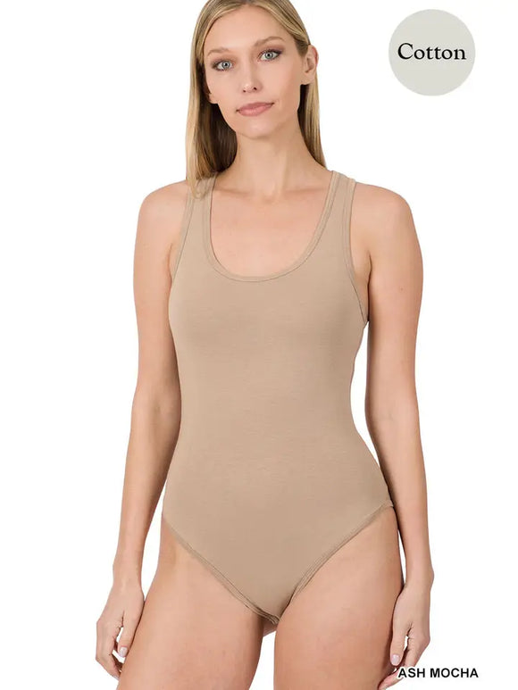 Racerback Bodysuit w/ Snap Closure