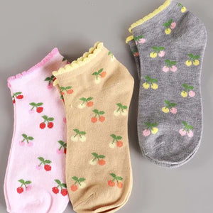 Cherry Women Cute Socks