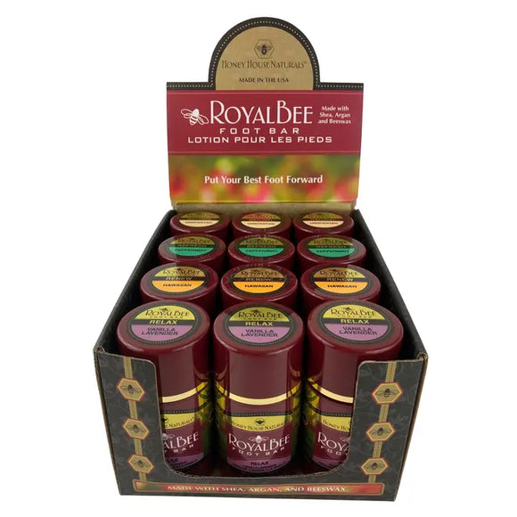 Royal Bee Foot Bar Display -