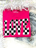 Love Retro Valentine Sweatshirt