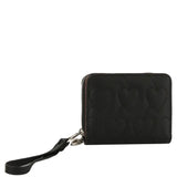 Heart Quilted Wallet with A Wristlet