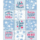 Jumbo Plush Fleece Blanket 50 X 60 Family Assortment