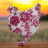 Farmhouse Floral Chicken Freshie