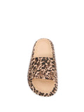 Unisex Leopard Open Toe Rubber Non Slip Slippers