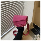 Trendy Color-Block Crossbody Bag For Women