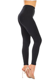 Black Mid Rise Leggings