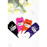 Happy Halloween Printed Kids Ankle Socks