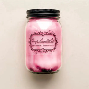 16 oz. Pint Mason Jar Candles - Sweet Pea