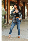 Mid Wash High Rise Skinny Jeans