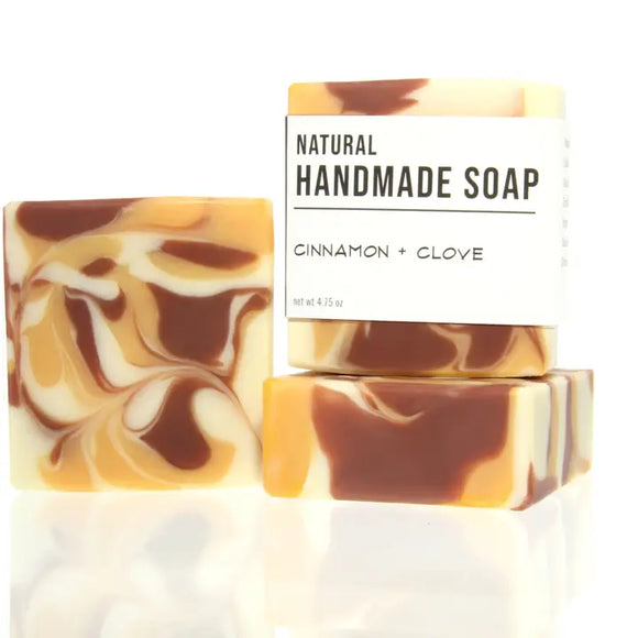 Cinnamon + Clove - Handmade Bar Soap - Holiday Scent