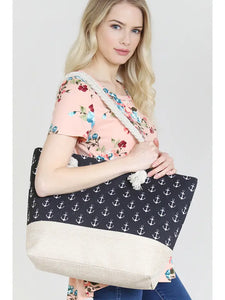 Anchor Print Tote BAG