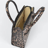 Faux Leo Medium Tote Bag