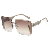 Frameless UV400 Sunglasses For Outdoor Sun Protection