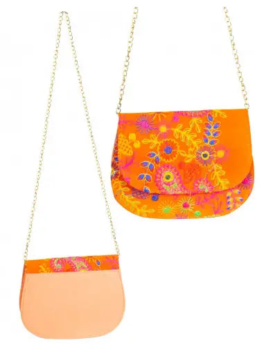 Orange Paisley Bag