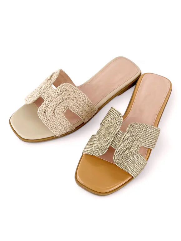 Woven Upper Sandal