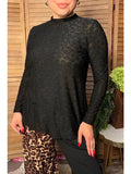 Pattern Black Women's Boutique Top