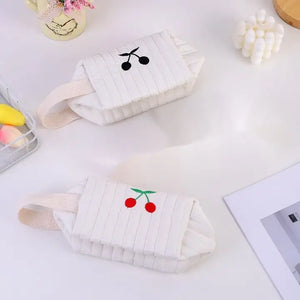 Cherry Design Accessory Bag with Strap