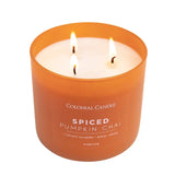 Spiced Pumpkin Chai Scented Candle, Soy Blend Wax, 14.5oz