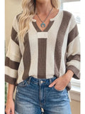 Stripe Bracelet Sleeve Top