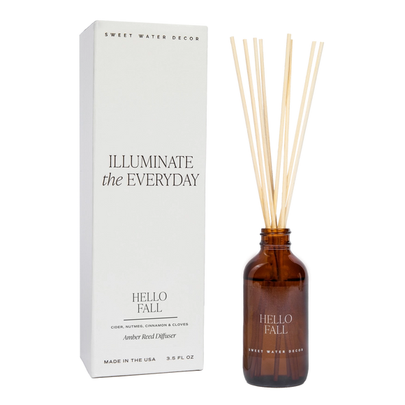 Hello Fall Amber Reed Diffuser -