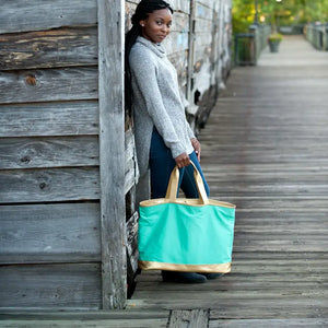 Mint Cabana Tote