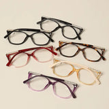 Women's Rhinestone Decor Reading Glasses