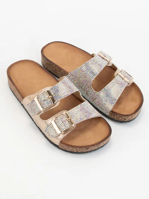 Jeweled Birkenstock Slide