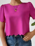 Burnt Shell Edge Blouse