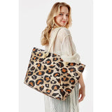 Leopard Beach Bag