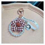 Flower Pearl Keychain
