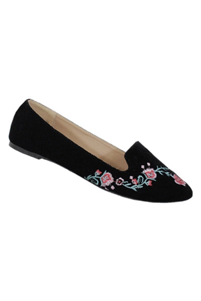 Yoki Womens Womens Ballet Flats SUEDE