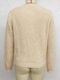 Bow Embroidered Knitted Cardigan