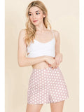 POLKA DOT PRINT SHORTS