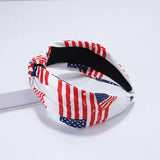 Star-Spangled Striped Cloud Sponge Headband