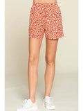 Animal Print Casual Shorts