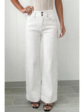 Ldc 2-Button High Waist Flared Bottom Jeans