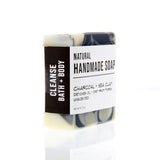 Charcoal and Sea Clay - Handmade Bar Soap - Unscented