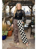 Western Leopard & Chckered Women's Boutique Pant