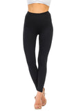 Black Mid Rise Leggings