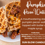 Pumpkin Pecan Waffle Scented 6oz Soy Wax Blend Candle