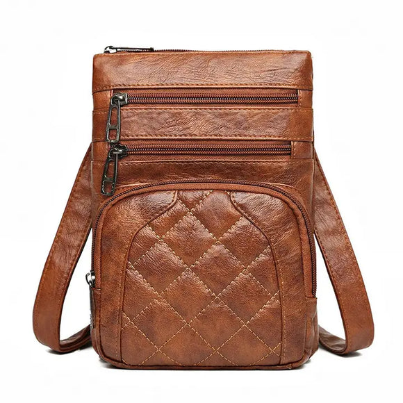 Retro Soft Leather Messenger BAG