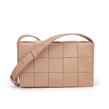 New Woven Plaid Shoulder Crossbody Bag
