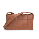 New Woven Plaid Shoulder Crossbody Bag