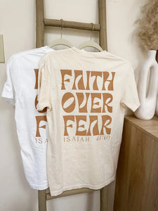 Faith Over Fear Graphic Summer Tee